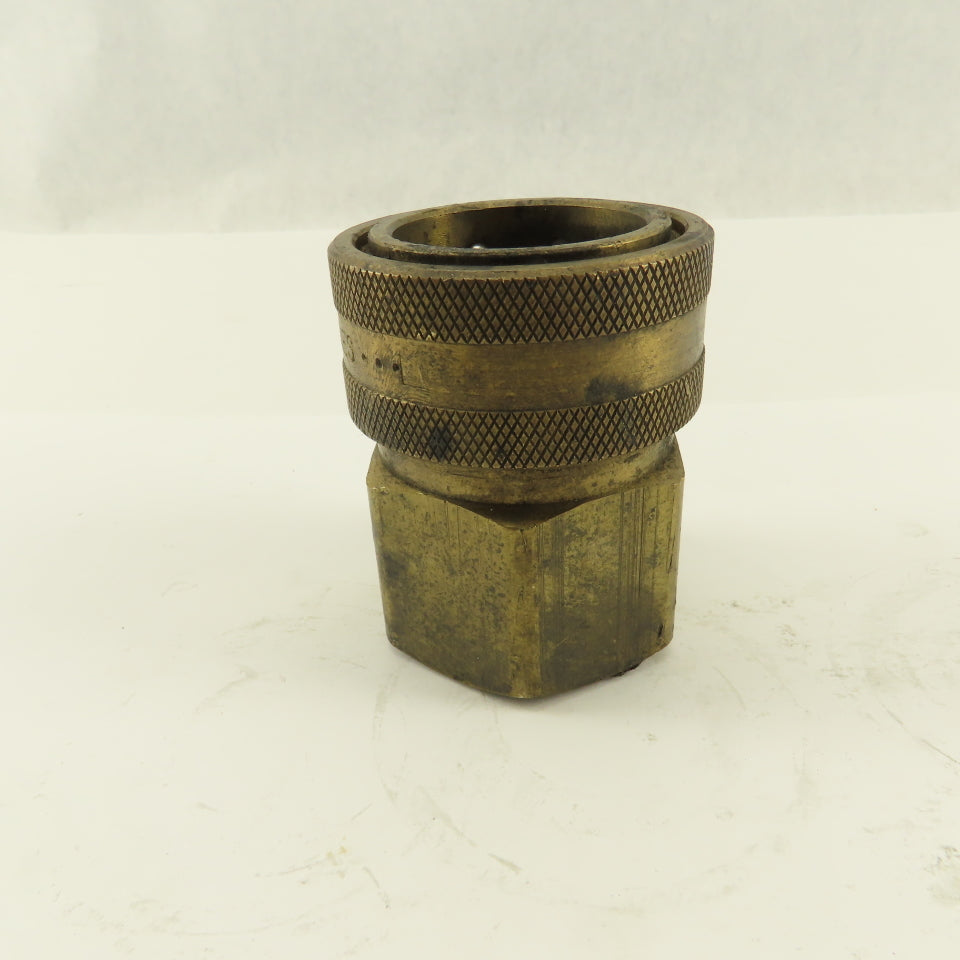 Perfecting Coupling Series E 1" NPT Female Straight Thru Coupling 2200 PSI