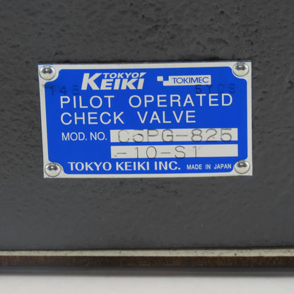 Tokyo Keiki Tokimec C5PG-825-10-S1 Hydraulic Pilot Operated Check Valve