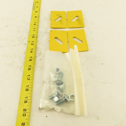 Wirecrafters APPK Steel Fence Partition Guarding Panel Bracket Kit  Lot Of 3