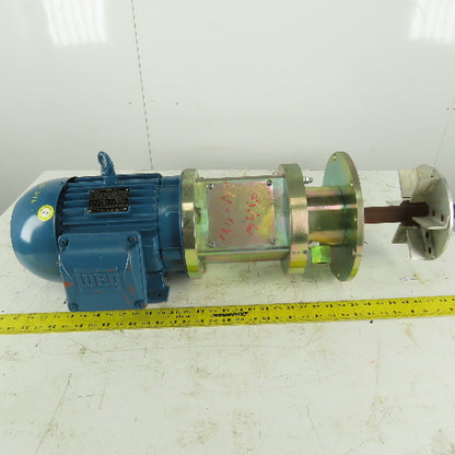 Weg TE1BF0X0N 5Hp 1755RPM 230/460V Side Ported Mixer Agitator