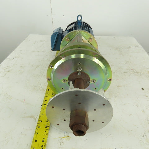 Weg TE1BF0X0N 5Hp 1755RPM 230/460V Side Ported Mixer Agitator