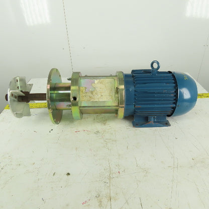Weg TE1BF0X0N 5Hp 1755RPM 230/460V Side Ported Mixer Agitator