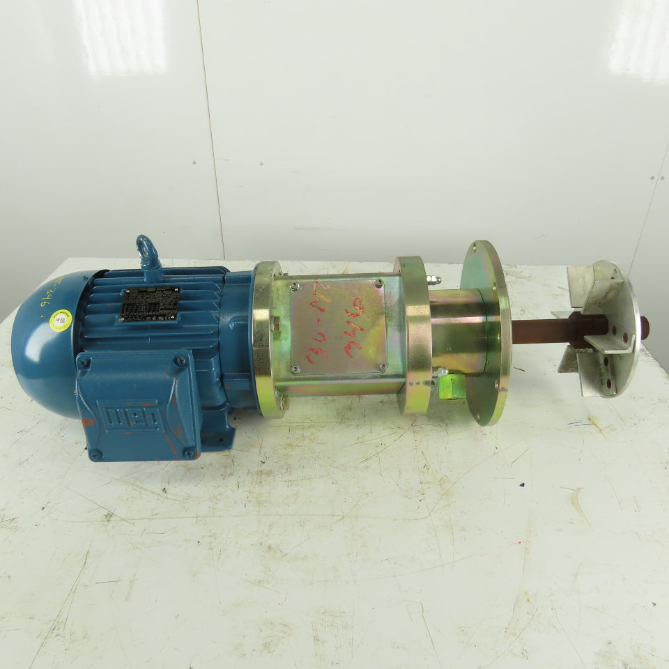 Weg TE1BF0X0N 5Hp 1755RPM 230/460V Side Ported Mixer Agitator