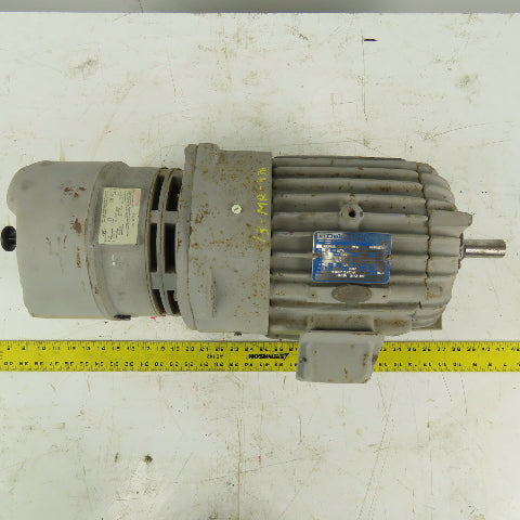 Delco EG2104AP 3Hp 1765RPM 460V 213Y AC Motor W/ Stearns Brake