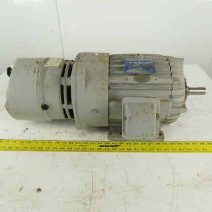 Delco EG2104AP 3Hp 1765RPM 460V 213Y AC Motor W/ Stearns Brake