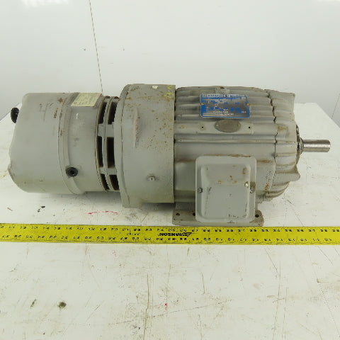 Delco EG2104AP 3Hp 1765RPM 460V 213Y AC Motor W/ Stearns Brake