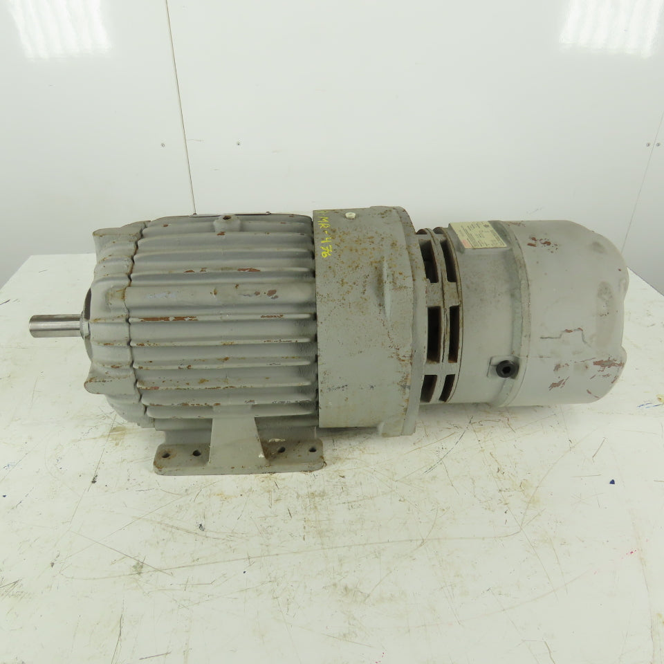 Delco EG2104AP 3Hp 1765RPM 460V 213Y AC Motor W/ Stearns Brake