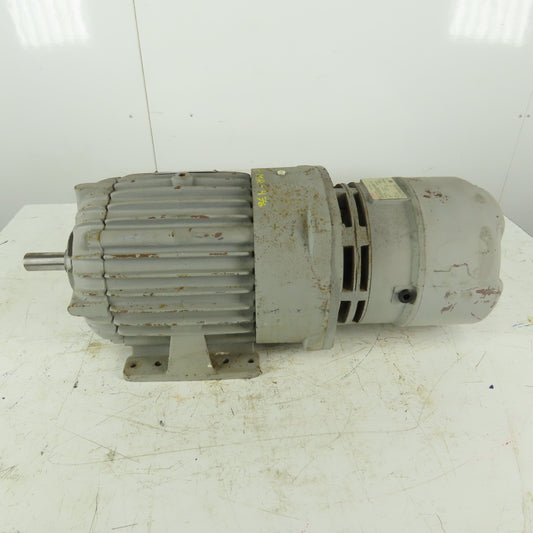 Delco EG2104AP 3Hp 1765RPM 460V 213Y AC Motor W/ Stearns Brake