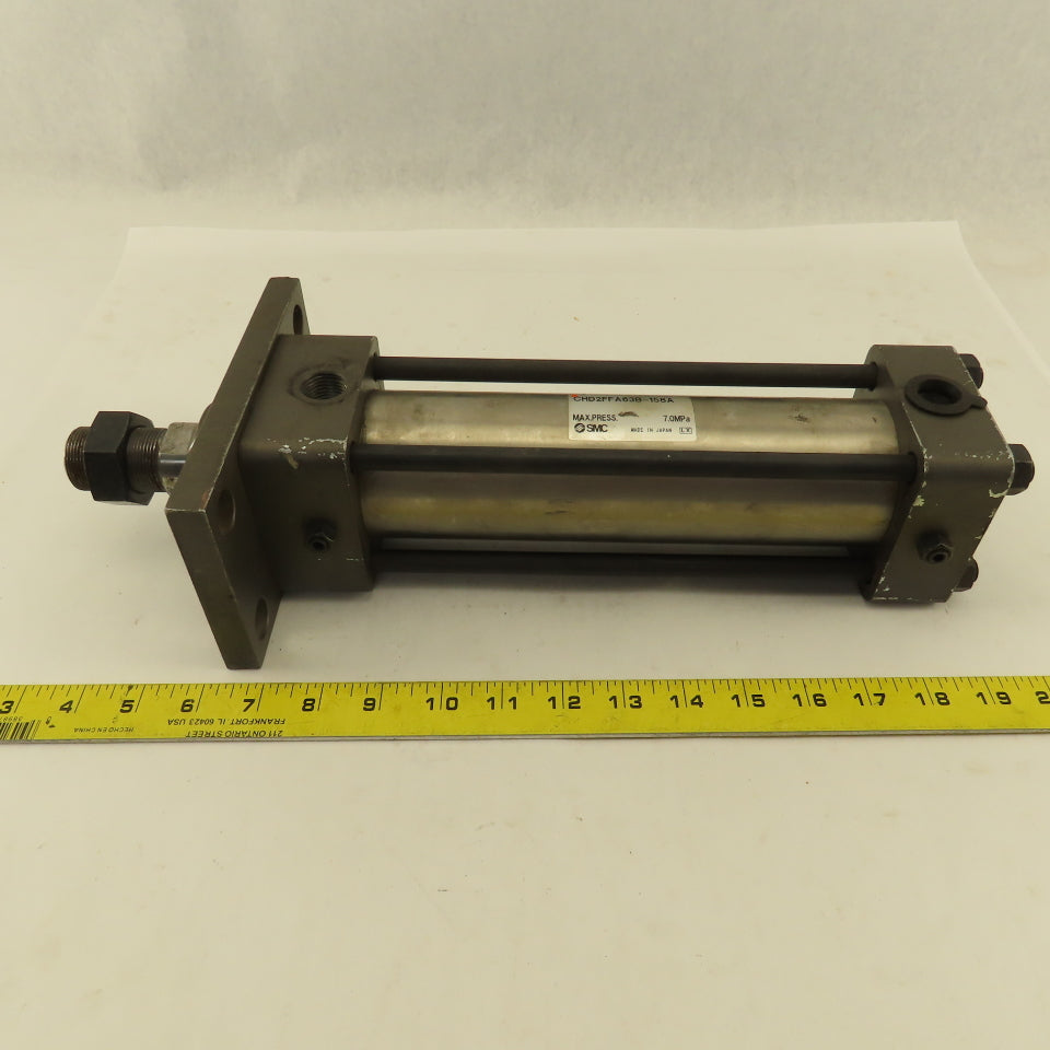 SMC CHD2FFA63B-158A 63mm Bore 158mm Stroke Hydraulic Cylinder Stainless Steel