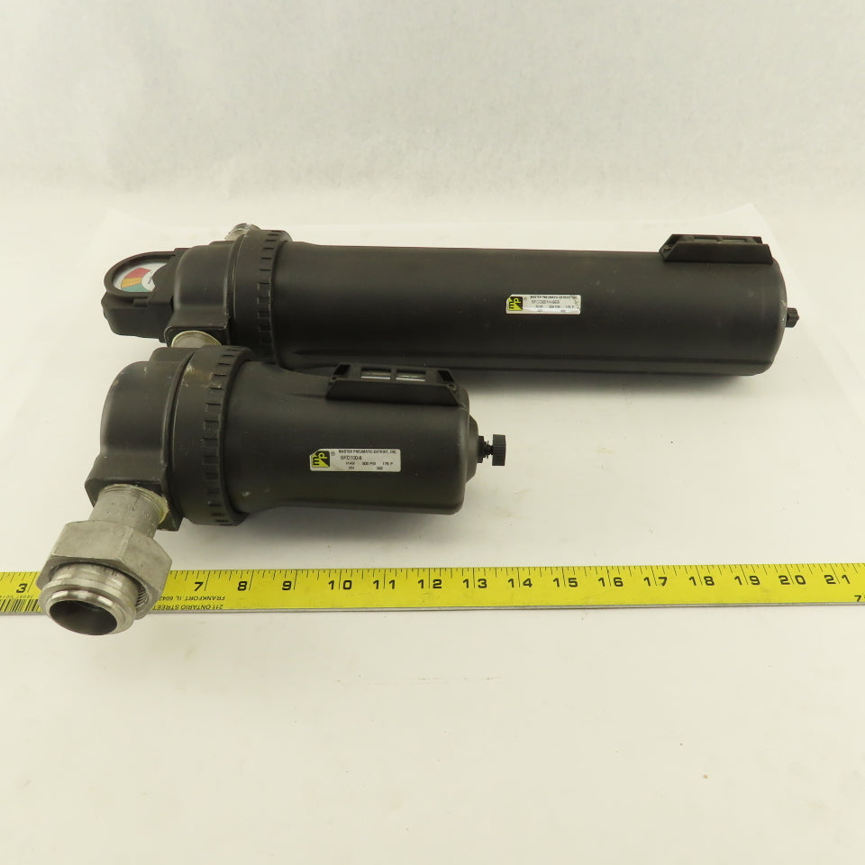 Master Pneumatic BFCD201H-8E8 BFD100-8 1" NPT 2 Stage Airline Filter Assembly