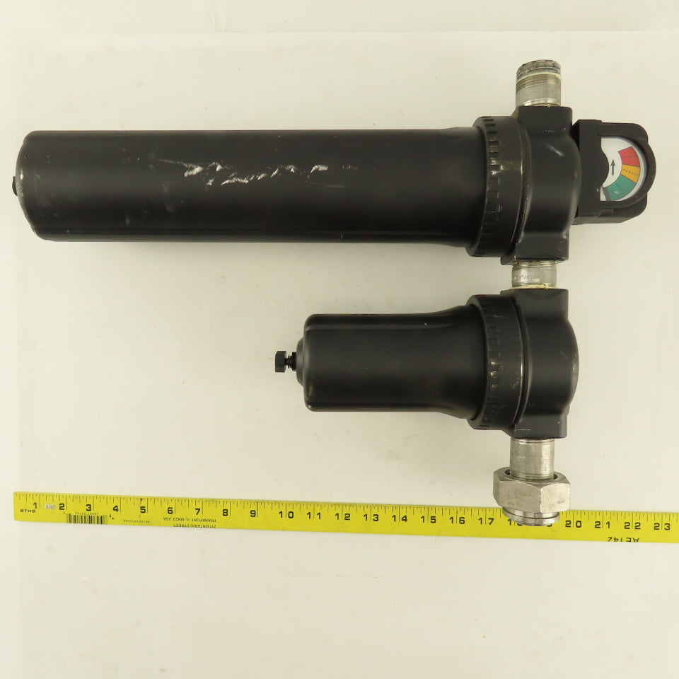 Master Pneumatic BFCD201H-8E8 BFD100-8 1" NPT 2 Stage Airline Filter Assembly