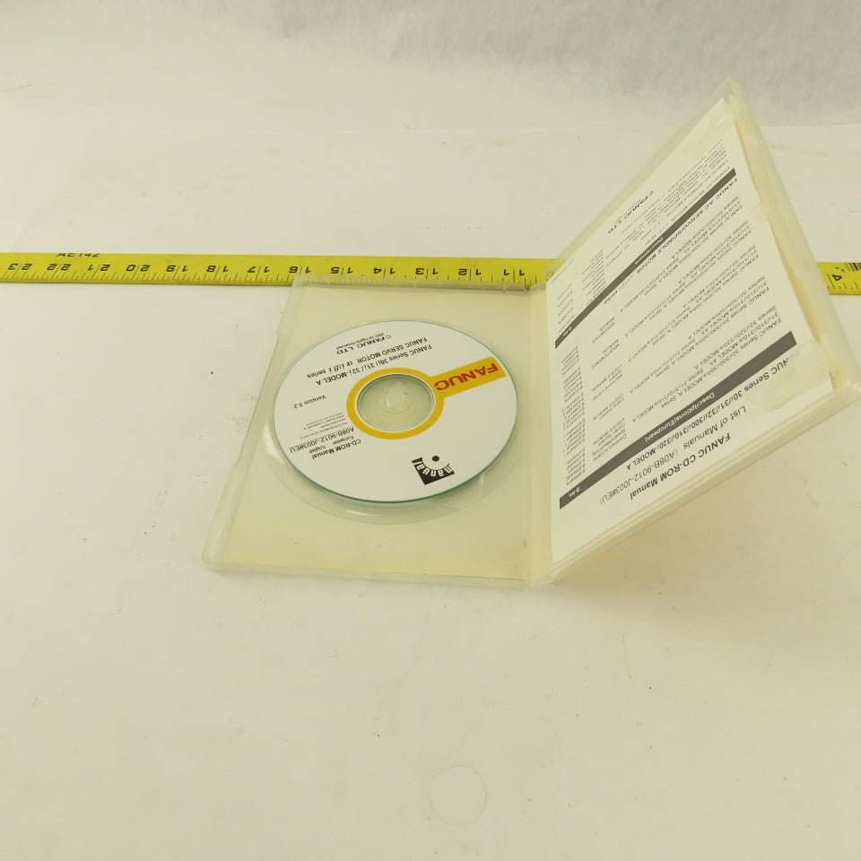 Fanuc A08B-9012-J003#EU Ver. 5.2 Series 30i/31i/32i-Model A CD-ROM Manual