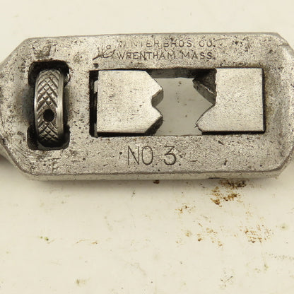 Winter Bros. No. 3 Vintage Tap Handle For 1/2" Square Shank