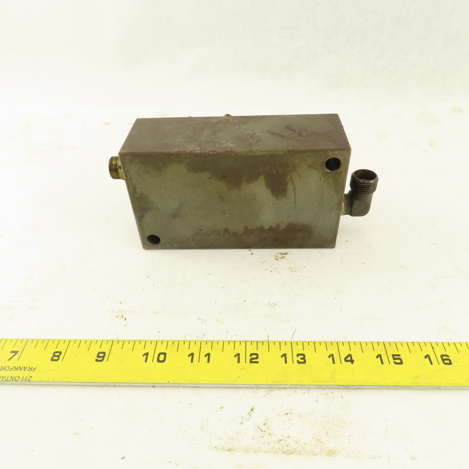 2 Pilot 2 Way And 4 Way Hydraulic Steel Block Manifold