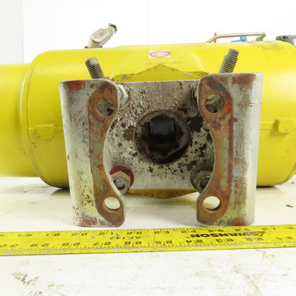Hytork 4580 Pneumatic Air Actuator 120PSI W/Control Valves & Position Monitor