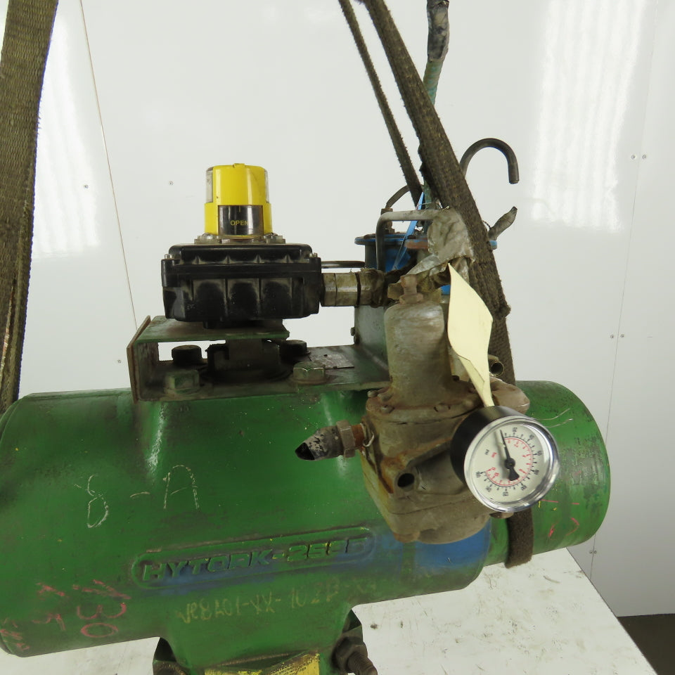 Hytork 2585 Pneumatic Air Actuator W/Position Monitor & 2" Stainless Ball Valve