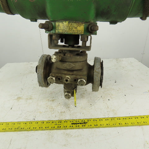 Hytork 2585 Pneumatic Air Actuator W/Position Monitor & 2" Stainless Ball Valve