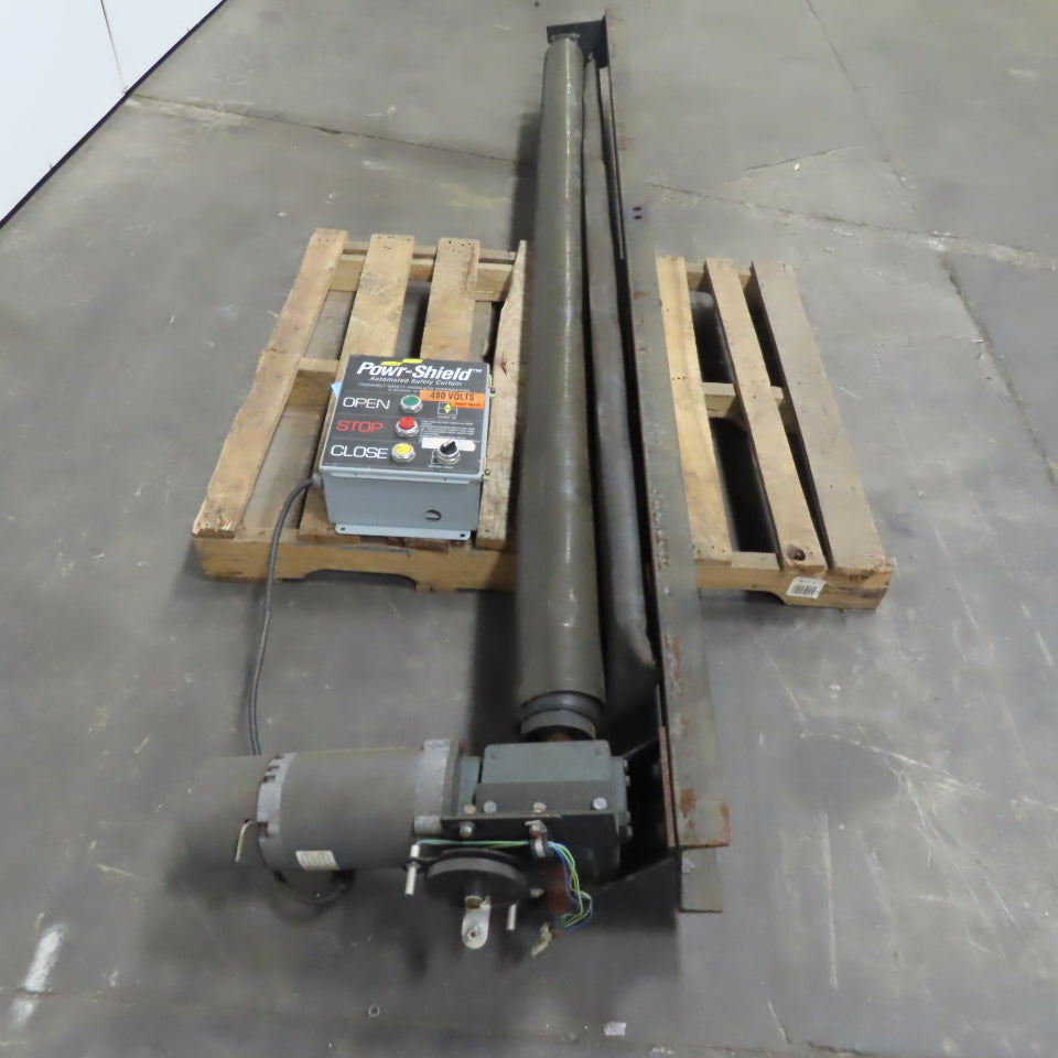 Rite Hite Power Drop Down Safety Welding Curtain 99"W x 76"H 208-230/460V 3Ph