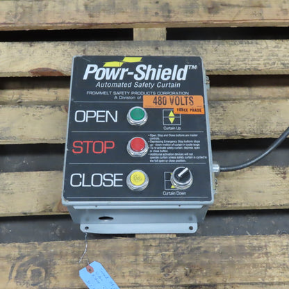 Rite Hite Power Drop Down Safety Welding Curtain 99"W x 76"H 208-230/460V 3Ph