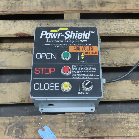 Rite Hite Power Drop Down Safety Welding Curtain 99"W x 76"H 208-230/460V 3Ph