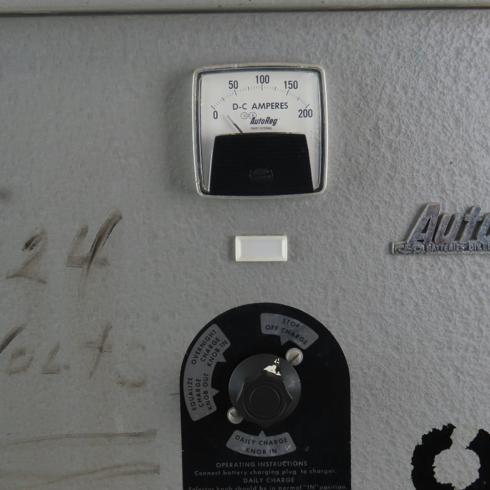 C&D AR12C/E520 30VDC 120A Forklift Battery Charger 208-230/460V Single Phase 1Ph