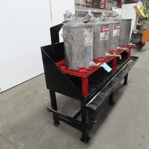 4 Pot/Tank Paint Mixer Stand Dispensing Station
