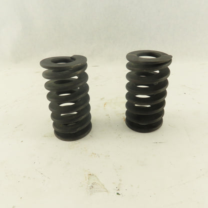 1" Hole Diameter 1-15/16" OD 3-5/8" Black Long Flat Wire Die Spring Lot Of 2