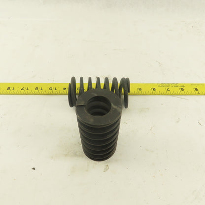 1" Hole Diameter 1-15/16" OD 3-5/8" Black Long Flat Wire Die Spring Lot Of 2