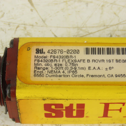 STI FlexSafe 42676-0200 FS4320BR-1 Receiver Safety Light Curtain 20"