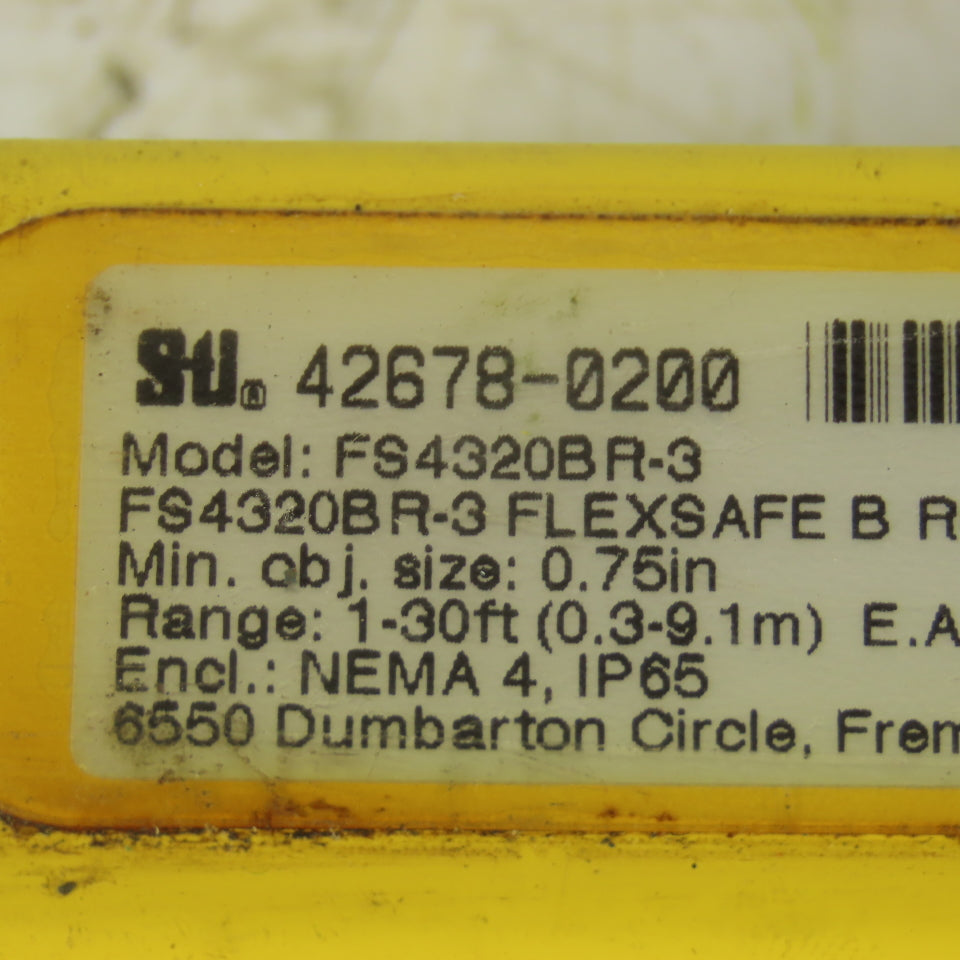 STI FlexSafe 42678-0200 FS4320BR-3 Receiver Safety Light Curtain 20"