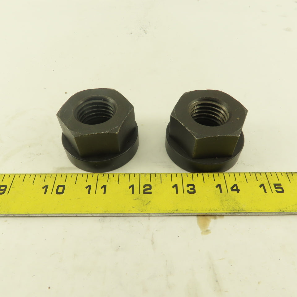 1"-8 Shouldered Spherical Flange Nut 1-5/8" Across Flats Lot Of 2