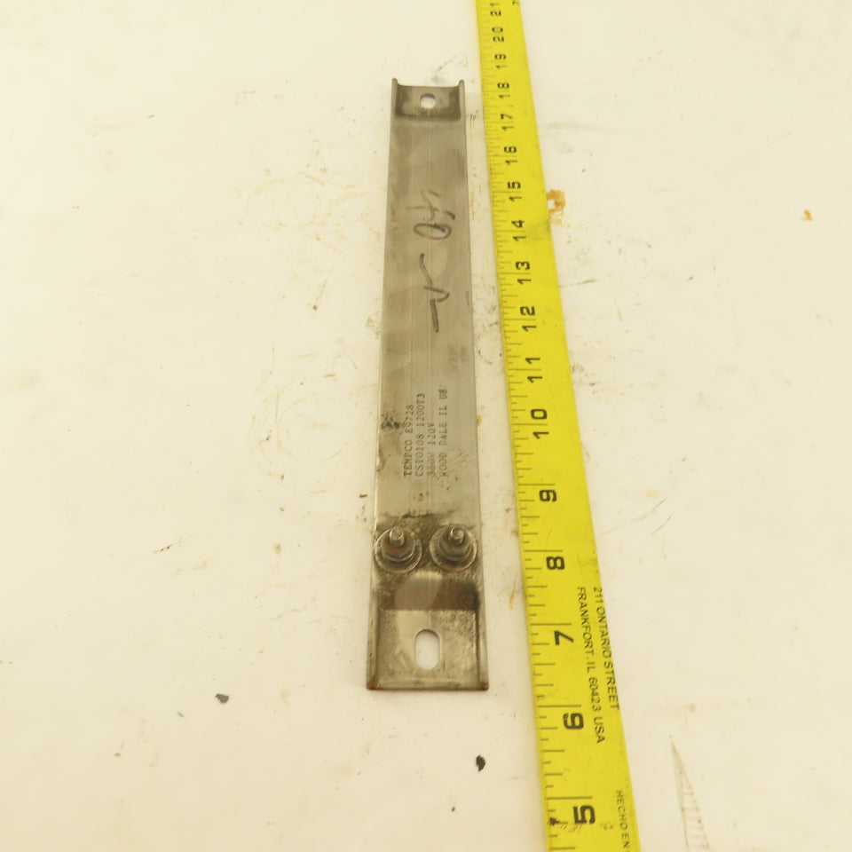 Tempco E9728 350W 120V Strip Heater 12" OAL
