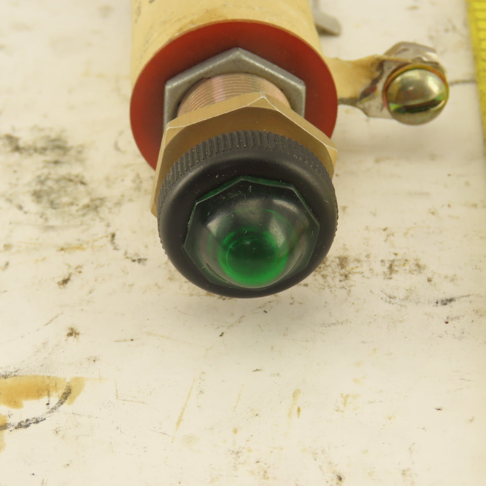 General Electric 6507128P1 Type ET-5 24VDC 110Ohm Panel Mount Indicator Light