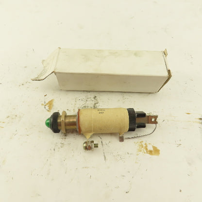 General Electric 6507128P1 Type ET-5 24VDC 110Ohm Panel Mount Indicator Light