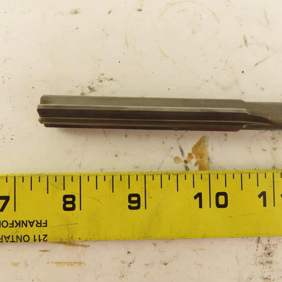 1/2" HSS Straight Flute Chucking Reamer 2MT Taper Shank 3" LOC