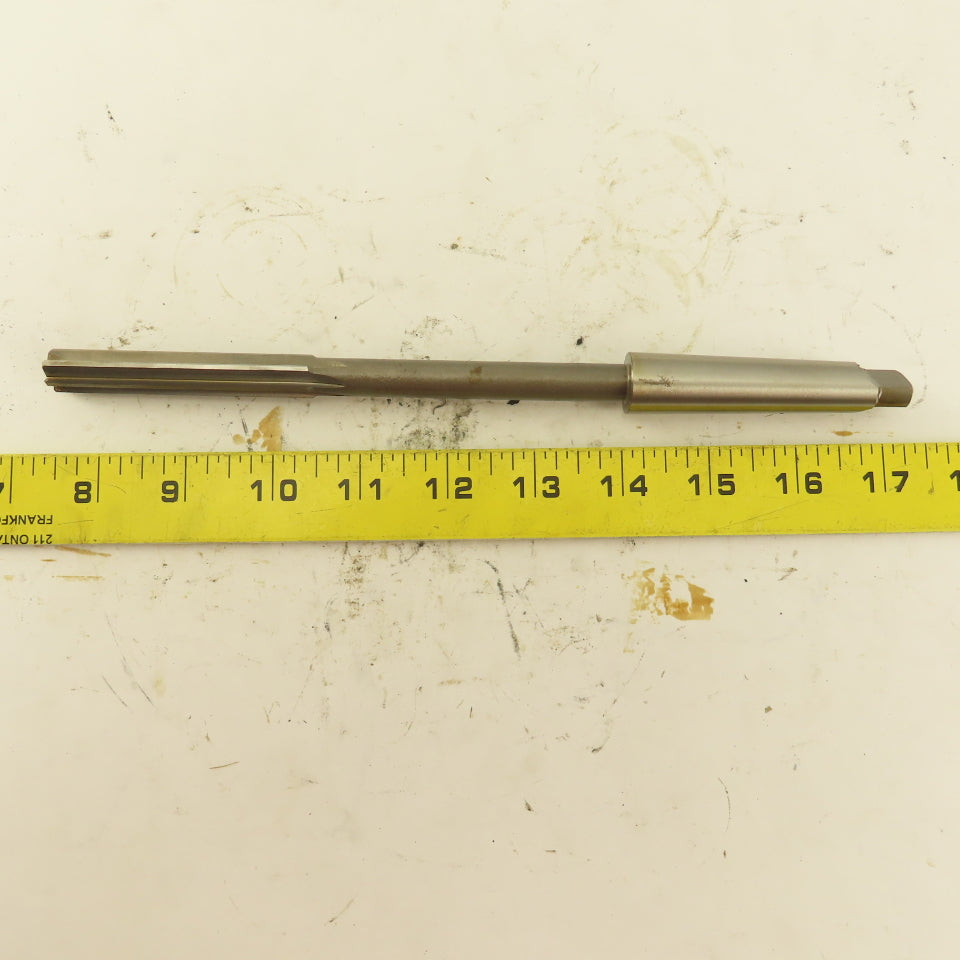 1/2" HSS Straight Flute Chucking Reamer 2MT Taper Shank 3" LOC