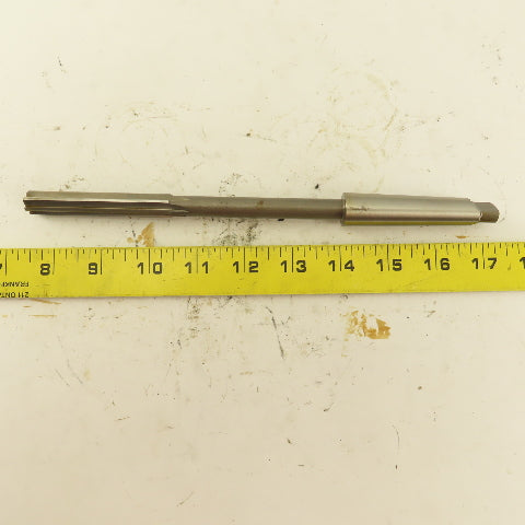 1/2" HSS Straight Flute Chucking Reamer 2MT Taper Shank 3" LOC