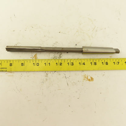 1/2" HSS Straight Flute Chucking Reamer 2MT Taper Shank 3" LOC