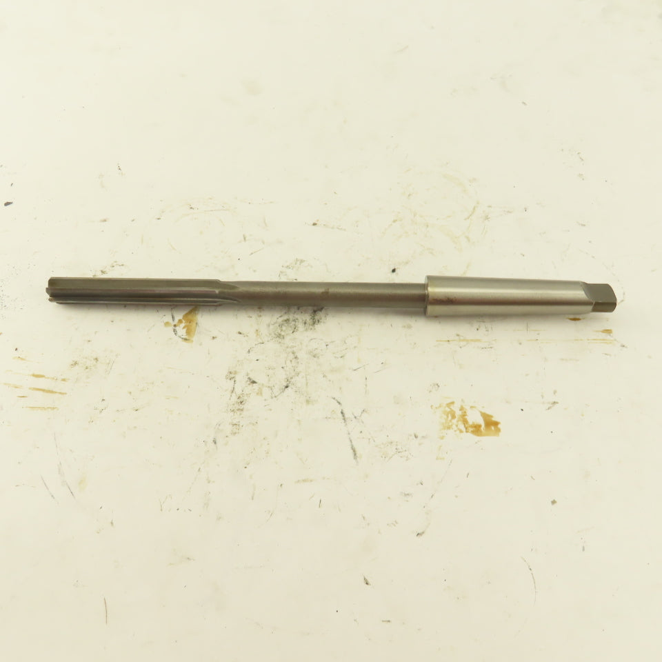 1/2" HSS Straight Flute Chucking Reamer 2MT Taper Shank 3" LOC