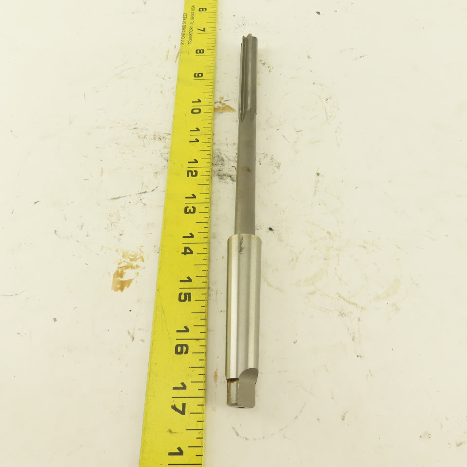 1/2" HSS Straight Flute Chucking Reamer 2MT Taper Shank 3" LOC