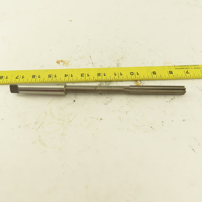 1/2" HSS Straight Flute Chucking Reamer 2MT Taper Shank 3" LOC