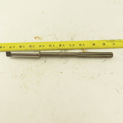 1/2" HSS Straight Flute Chucking Reamer 2MT Taper Shank 3" LOC
