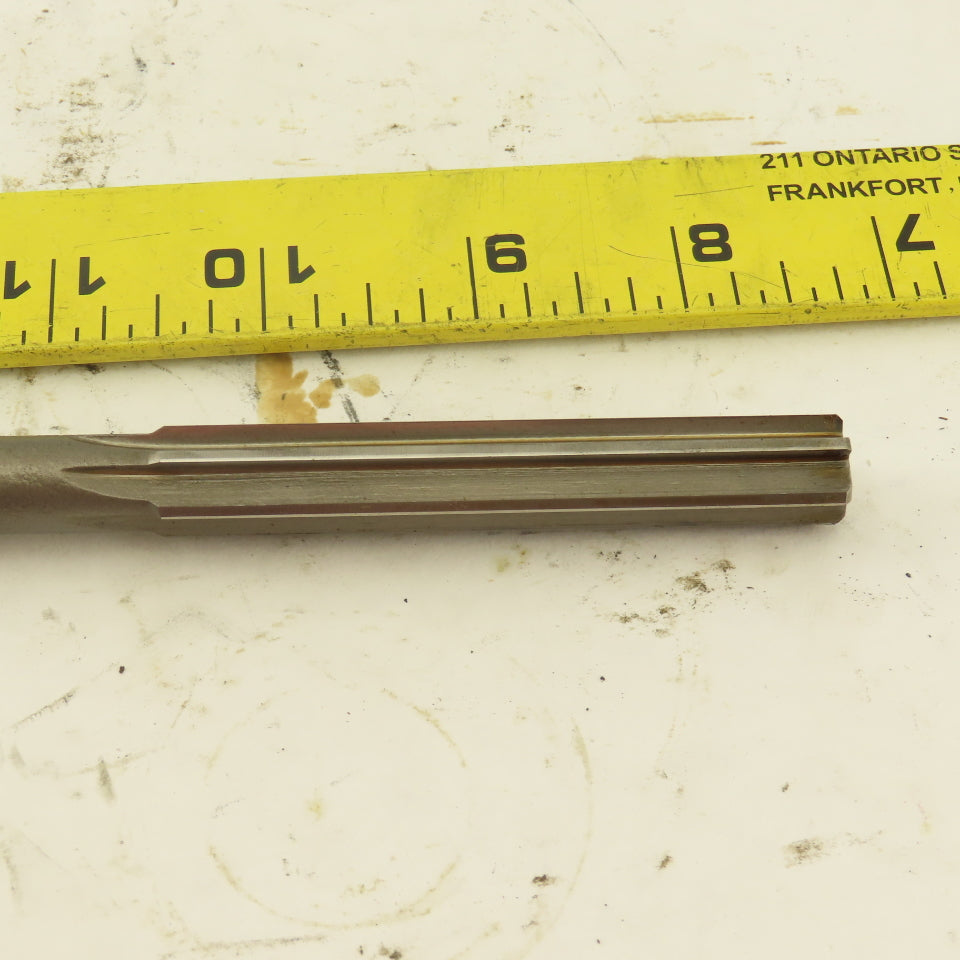 1/2" HSS Straight Flute Chucking Reamer 2MT Taper Shank 3" LOC