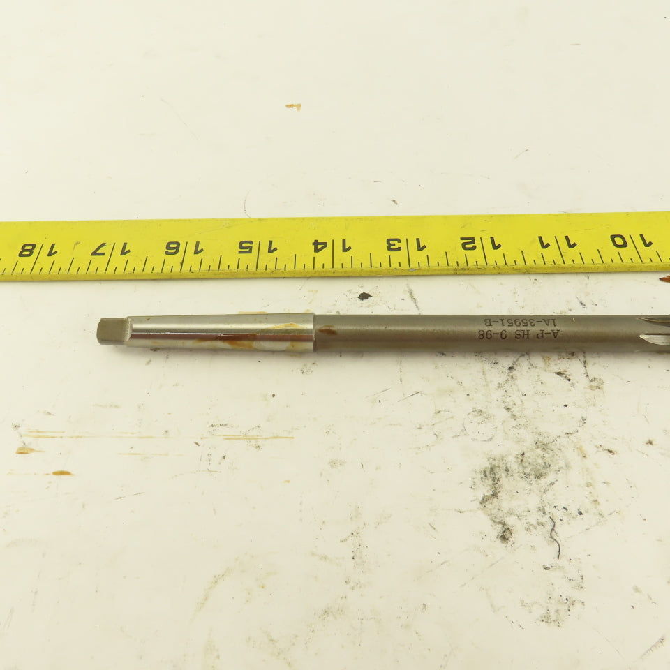 1/2" HSS Straight Flute Chucking Reamer 1MT Taper Shank 3" LOC