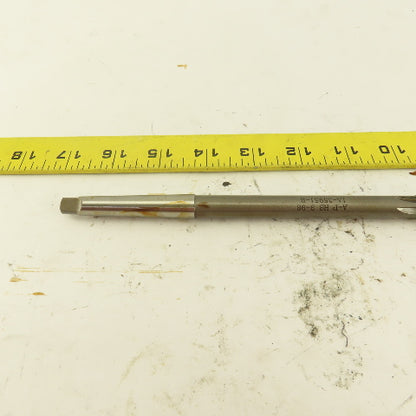 1/2" HSS Straight Flute Chucking Reamer 1MT Taper Shank 3" LOC