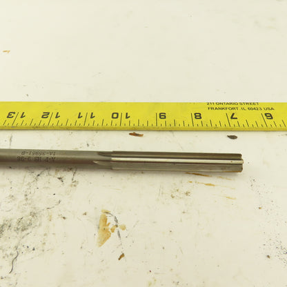 1/2" HSS Straight Flute Chucking Reamer 1MT Taper Shank 3" LOC