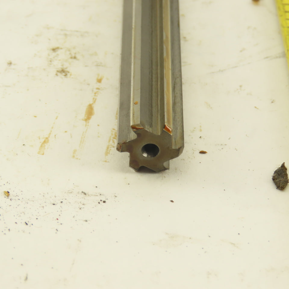 1/2" HSS Straight Flute Chucking Reamer 1MT Taper Shank 3" LOC