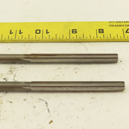 5/16" HSS Straight Flute Chucking Reamer 1MT Taper Shank 3" LOC Lot of 2