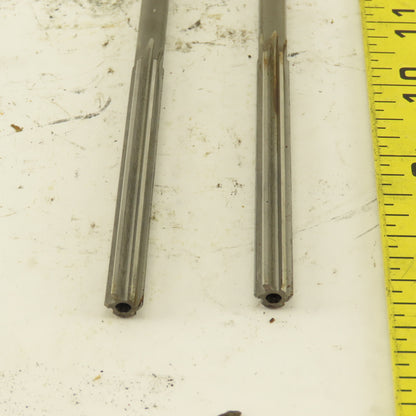 5/16" HSS Straight Flute Chucking Reamer 1MT Taper Shank 3" LOC Lot of 2