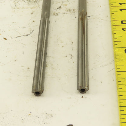 5/16" HSS Straight Flute Chucking Reamer 1MT Taper Shank 3" LOC Lot of 2
